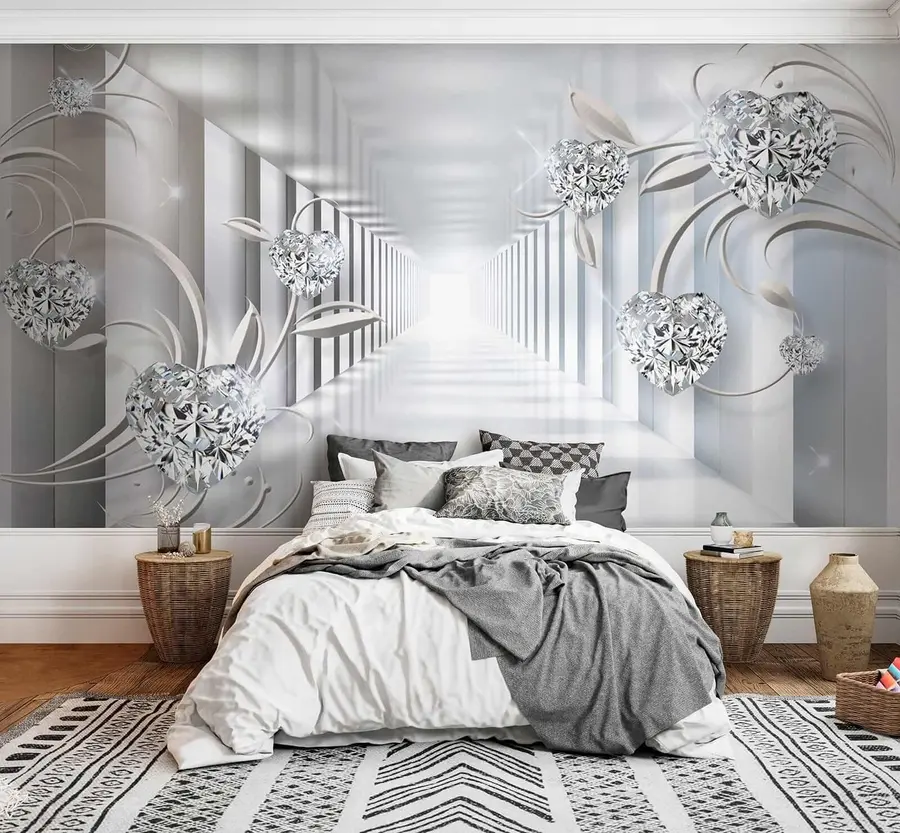 Fotobehang Diamanten harten in de tunnel u07513