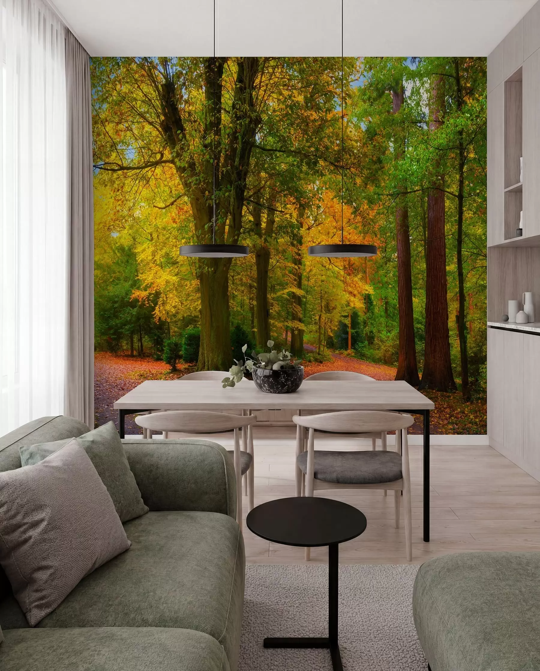 Fotobehang Begin van de herfst u08547