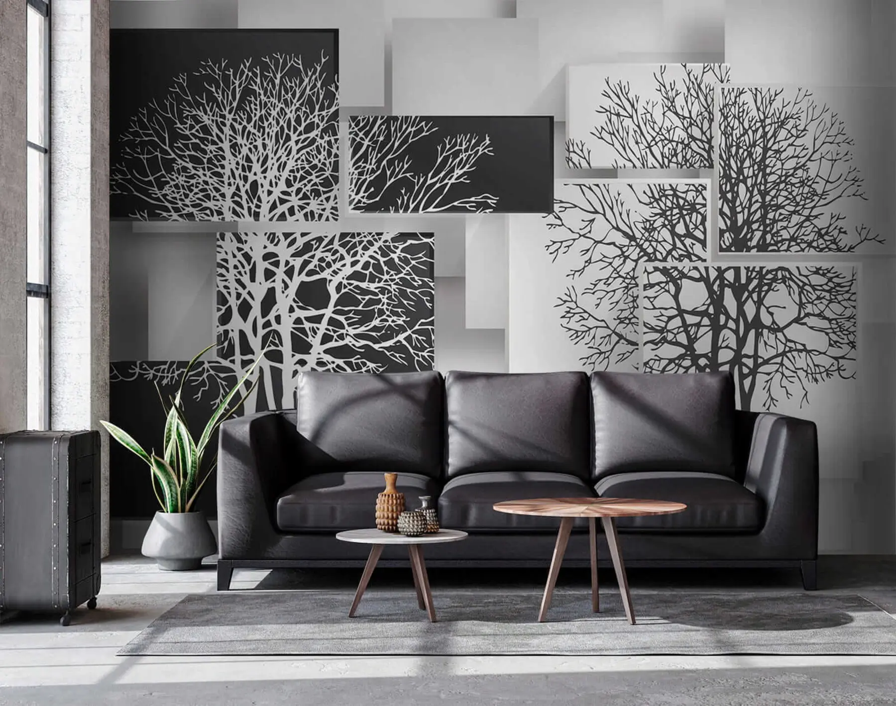 Fotobehang Yin Yan boom u09369