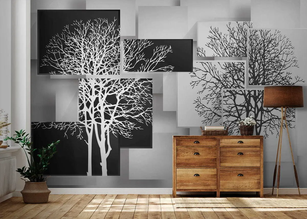 Fotobehang Yin Yan boom u09369
