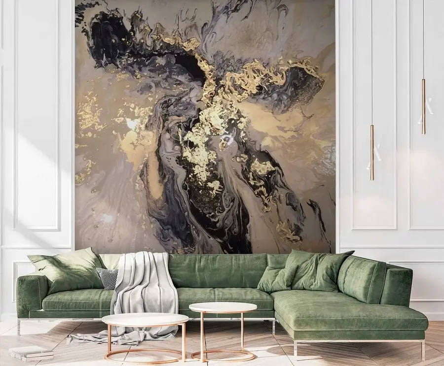 Fotobehang Abstracte kunst, vloeistof, vloeibaar u16941