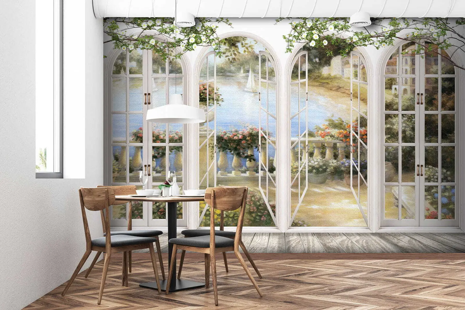 Fotobehang Paradijselijke hoek u21592