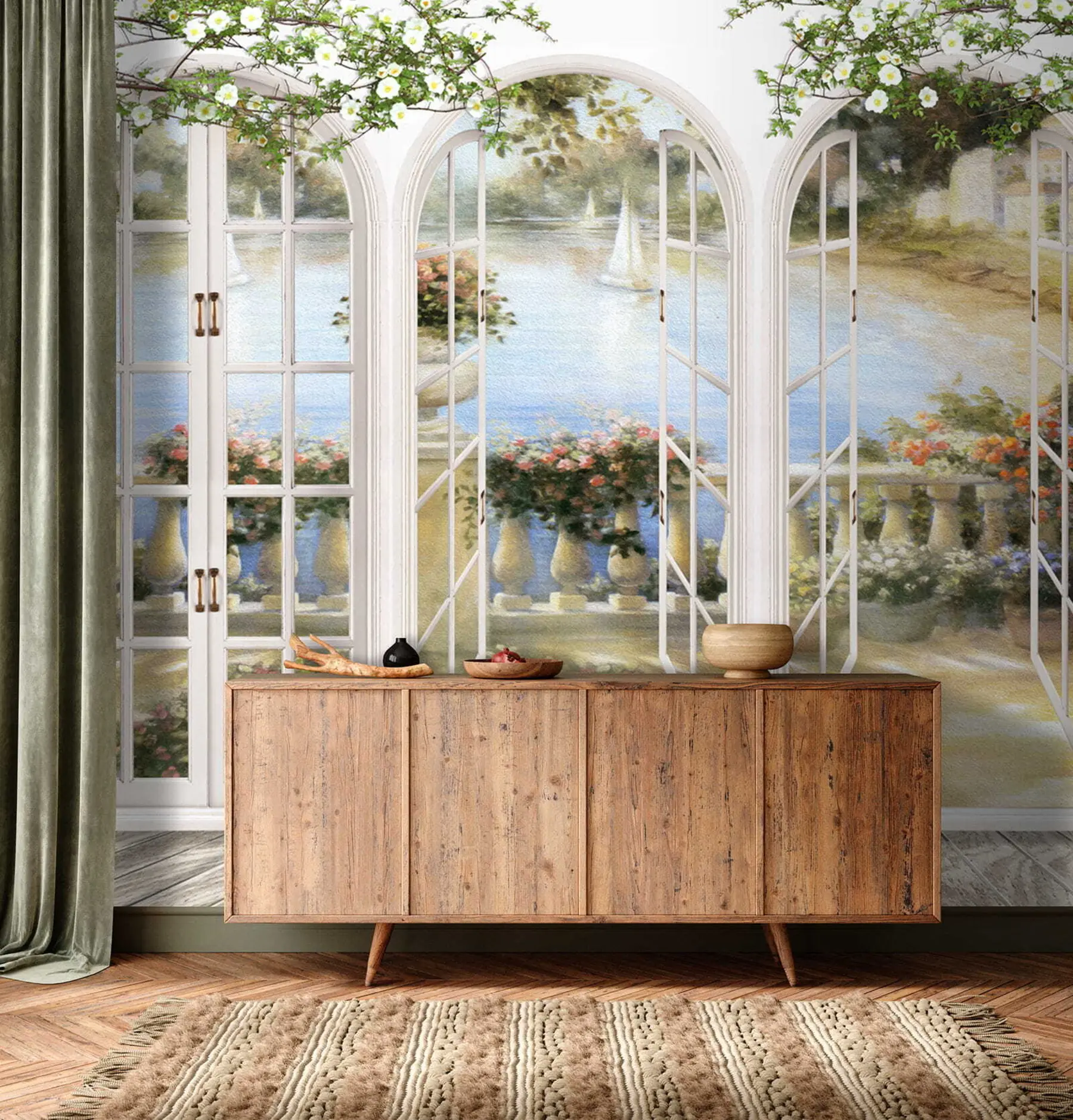 Fotobehang Paradijselijke hoek u21592