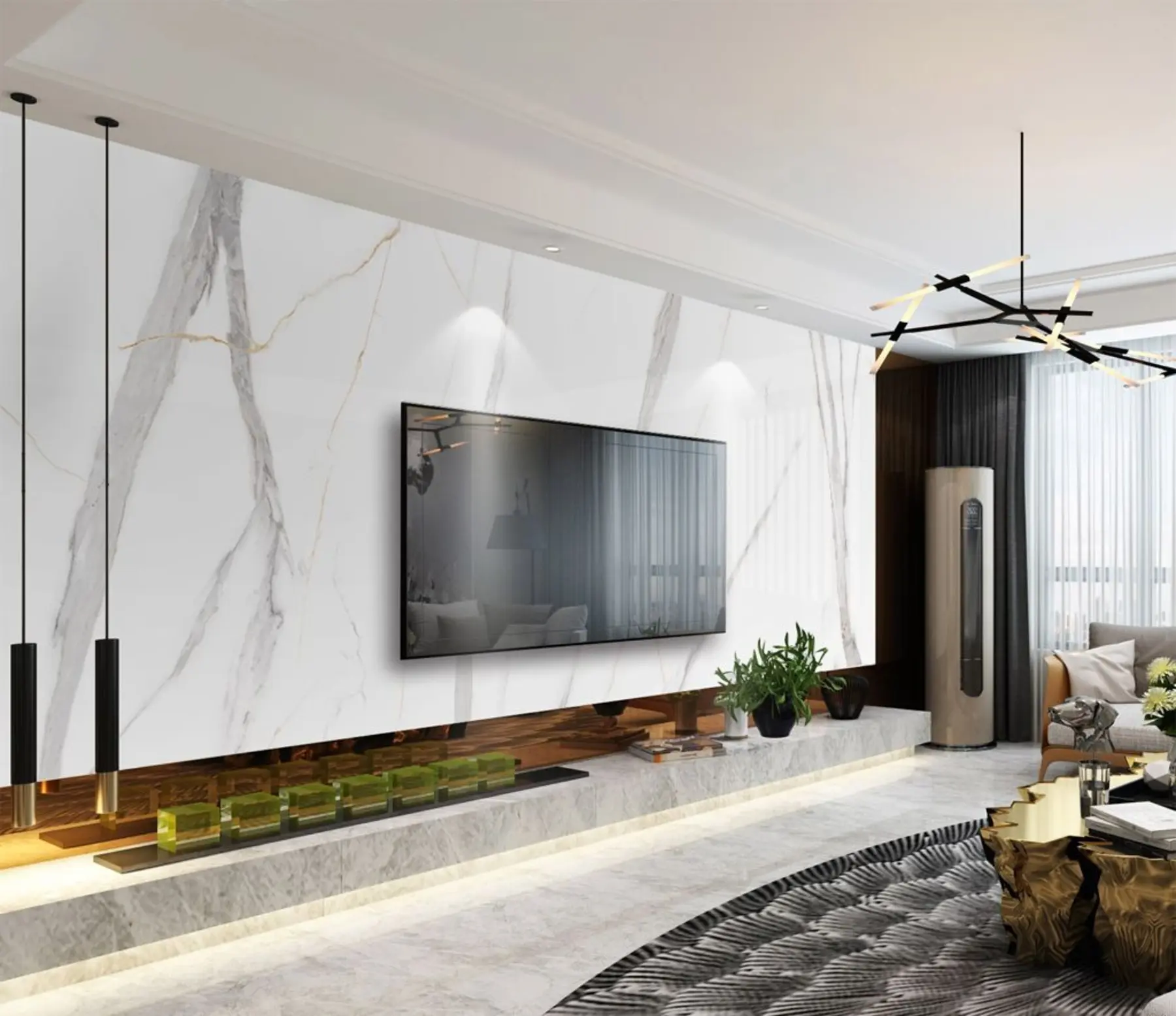 Fotobehang Marmeren strepen u35300