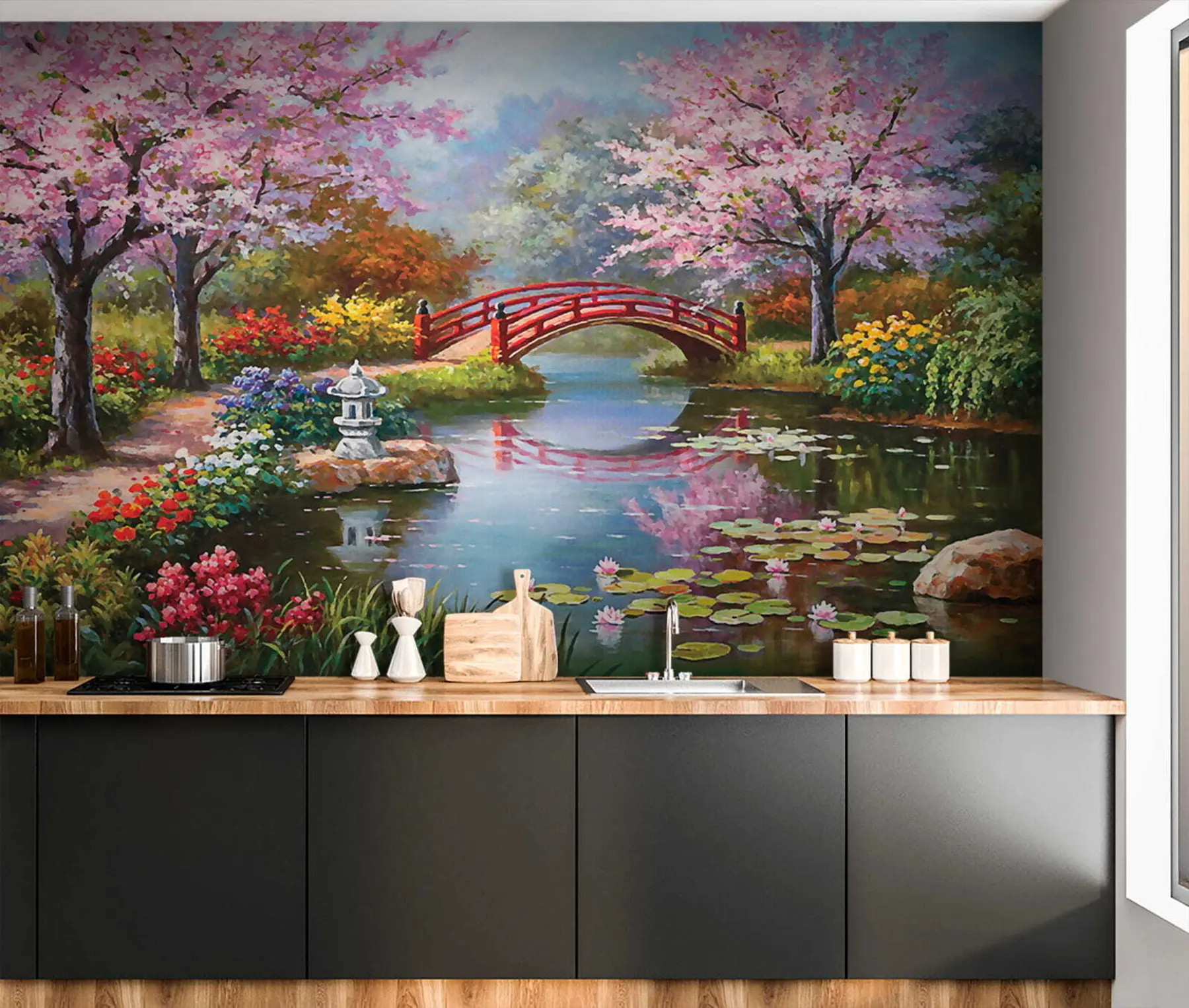 Fotobehang Japanse tuin u35418