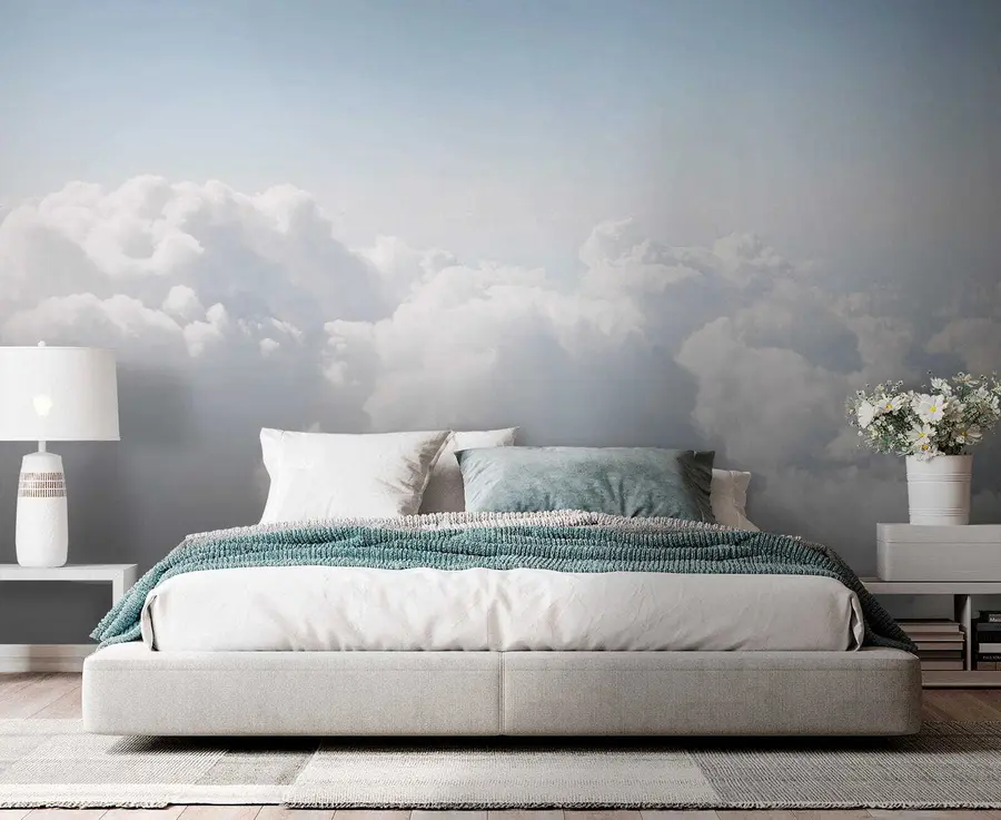 Fotobehang Vlucht in de wolken u35954