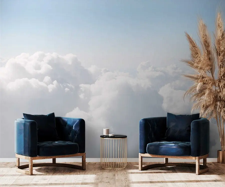 Fotobehang Vlucht in de wolken u35954