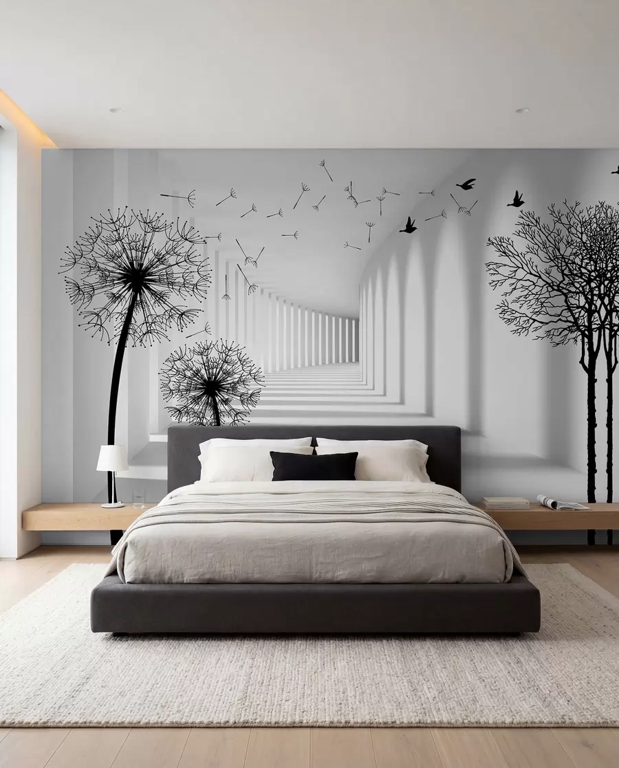 Fotobehang Paardenbloemenportaal u37803