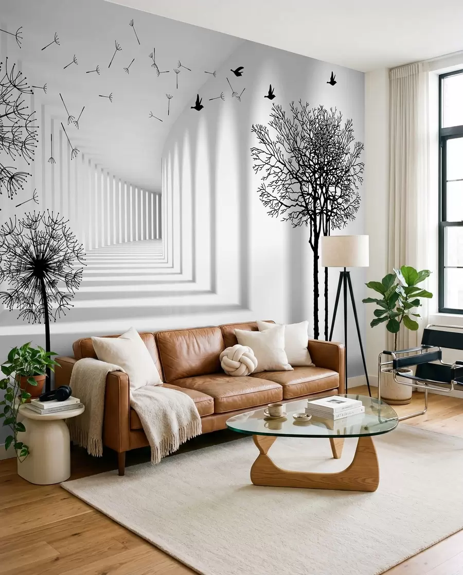Fotobehang Paardenbloemenportaal u37803