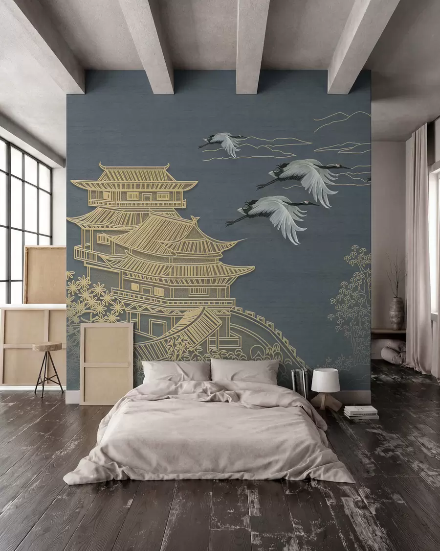 Fotobehang Tekening in Japanse stijl u38720