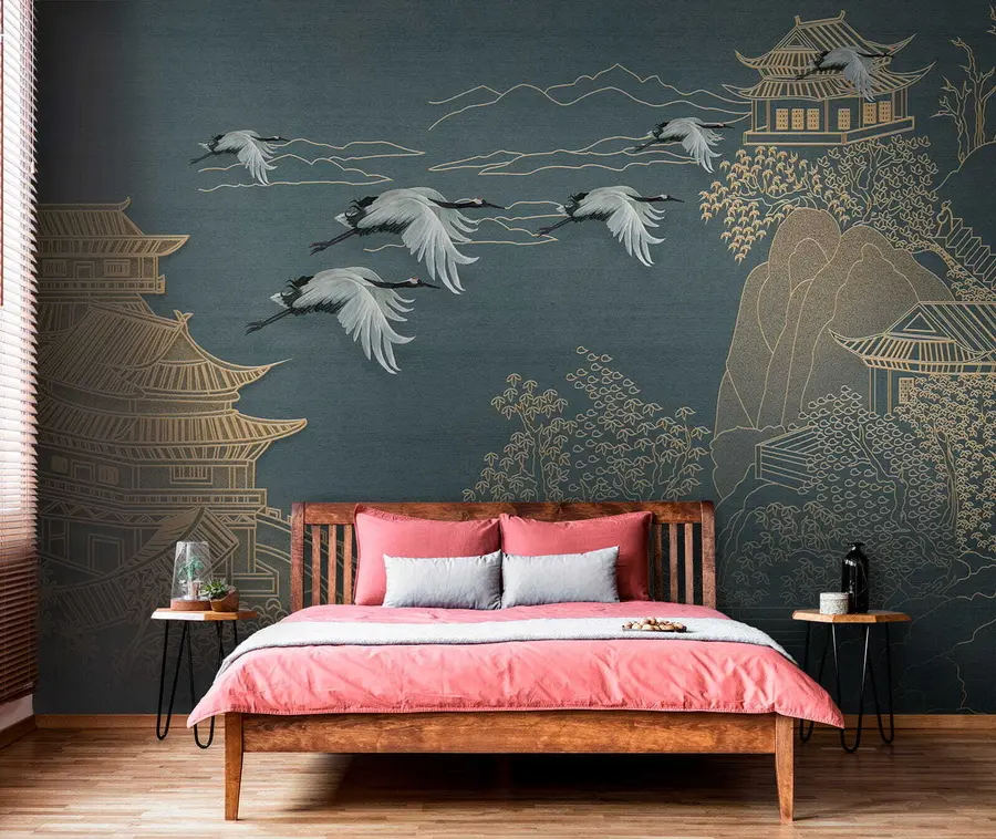 Fotobehang Tekening in Japanse stijl u38720