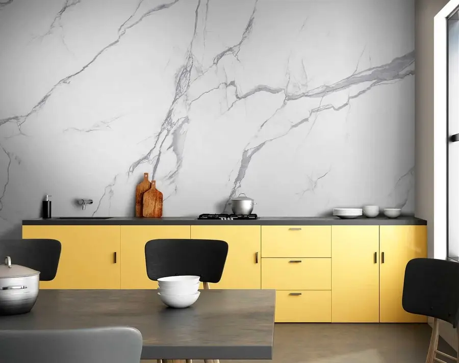 Fotobehang Wit marmer u42049