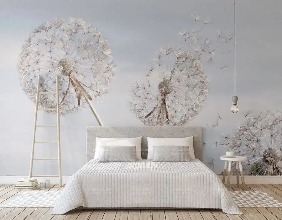 Fotobehang Grote paardebloemen u44628