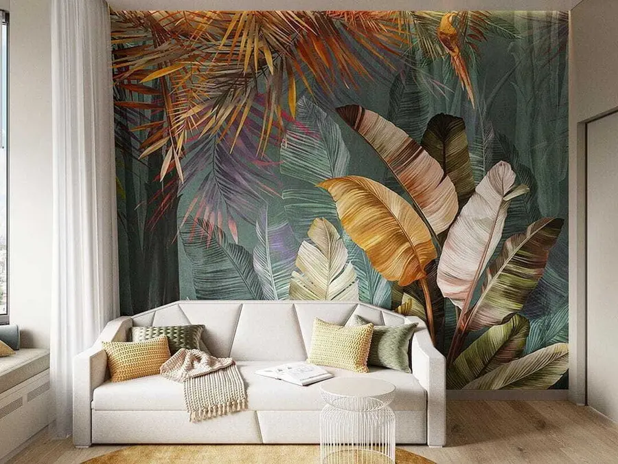 Fotobehang Heldere tropische jungle u50468