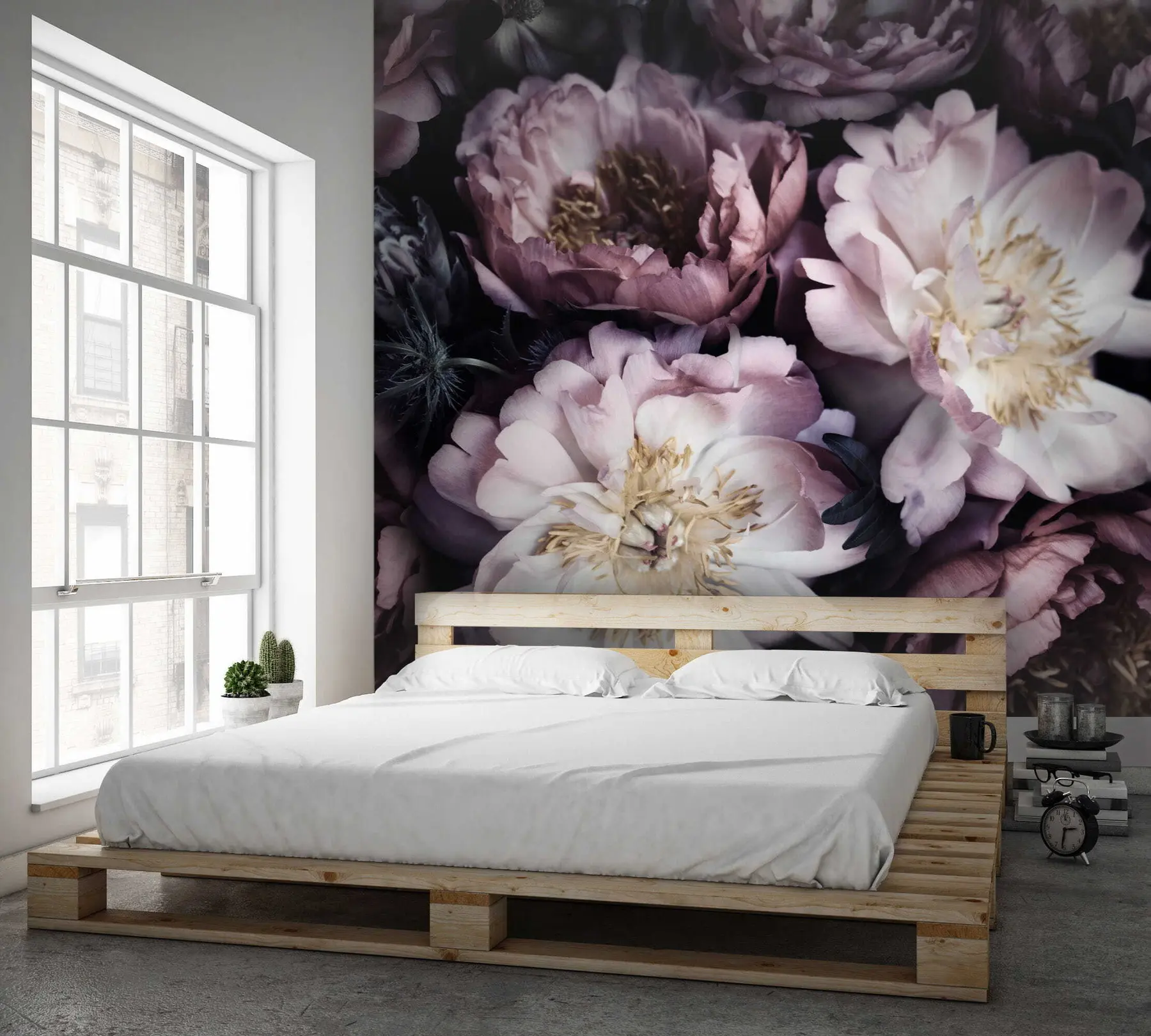 Fotobehang Pioenrozen u55074