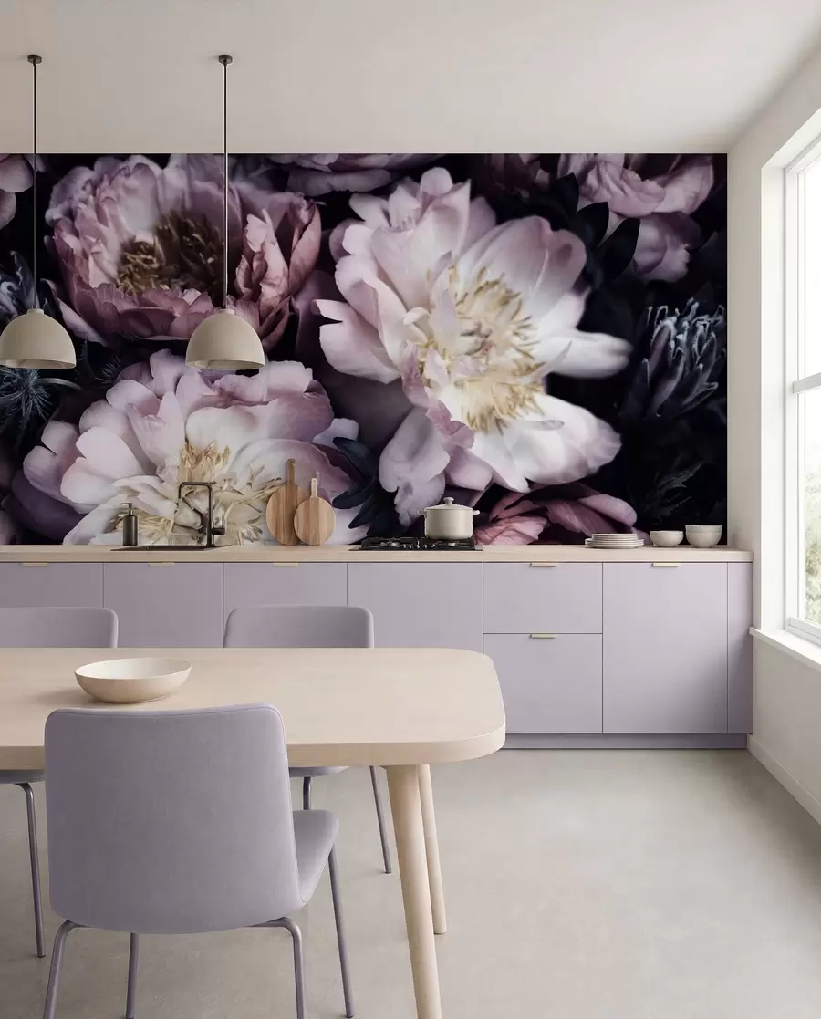 Fotobehang Pioenrozen u55074