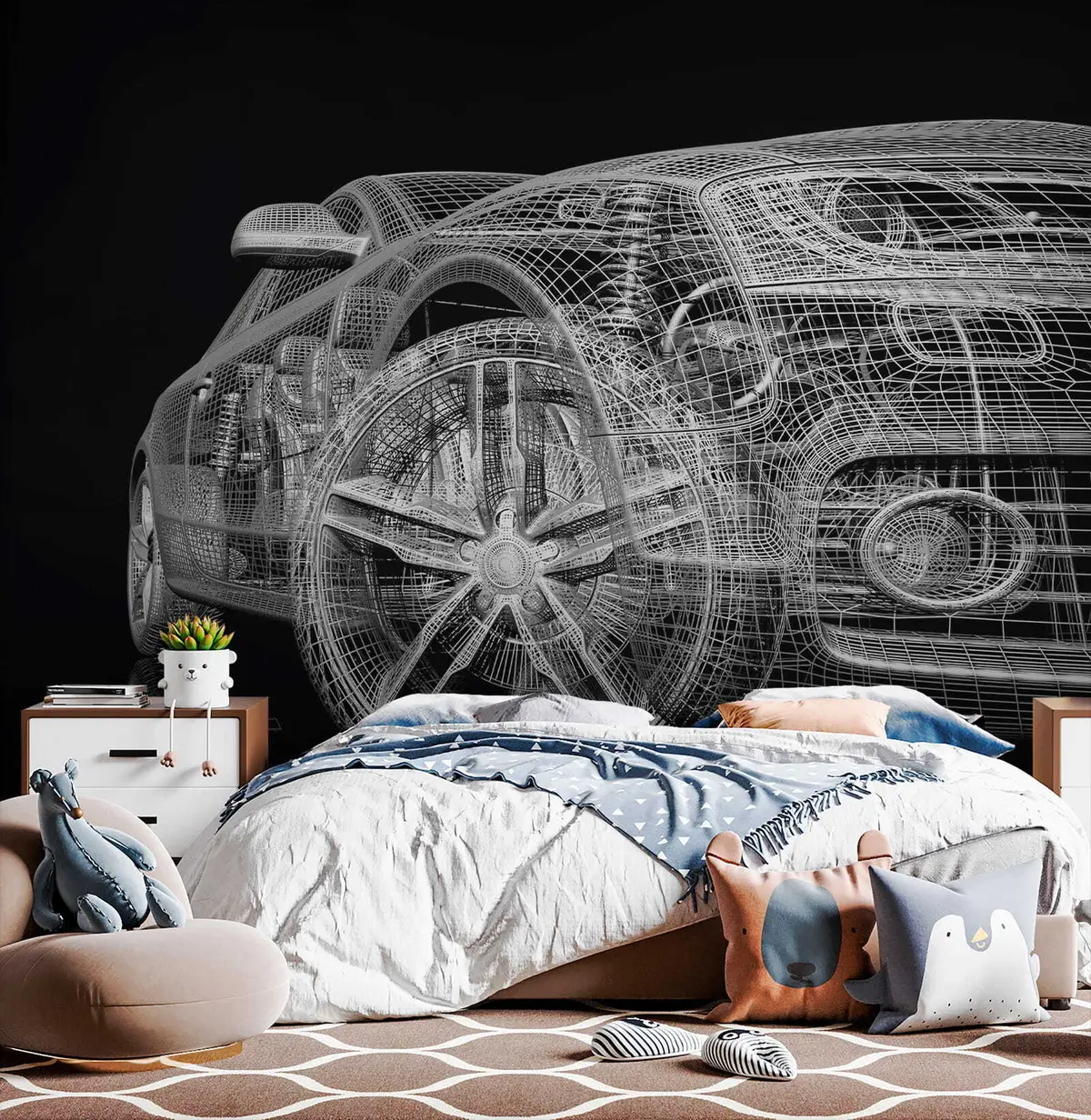 Fotobehang Het automodel u55785