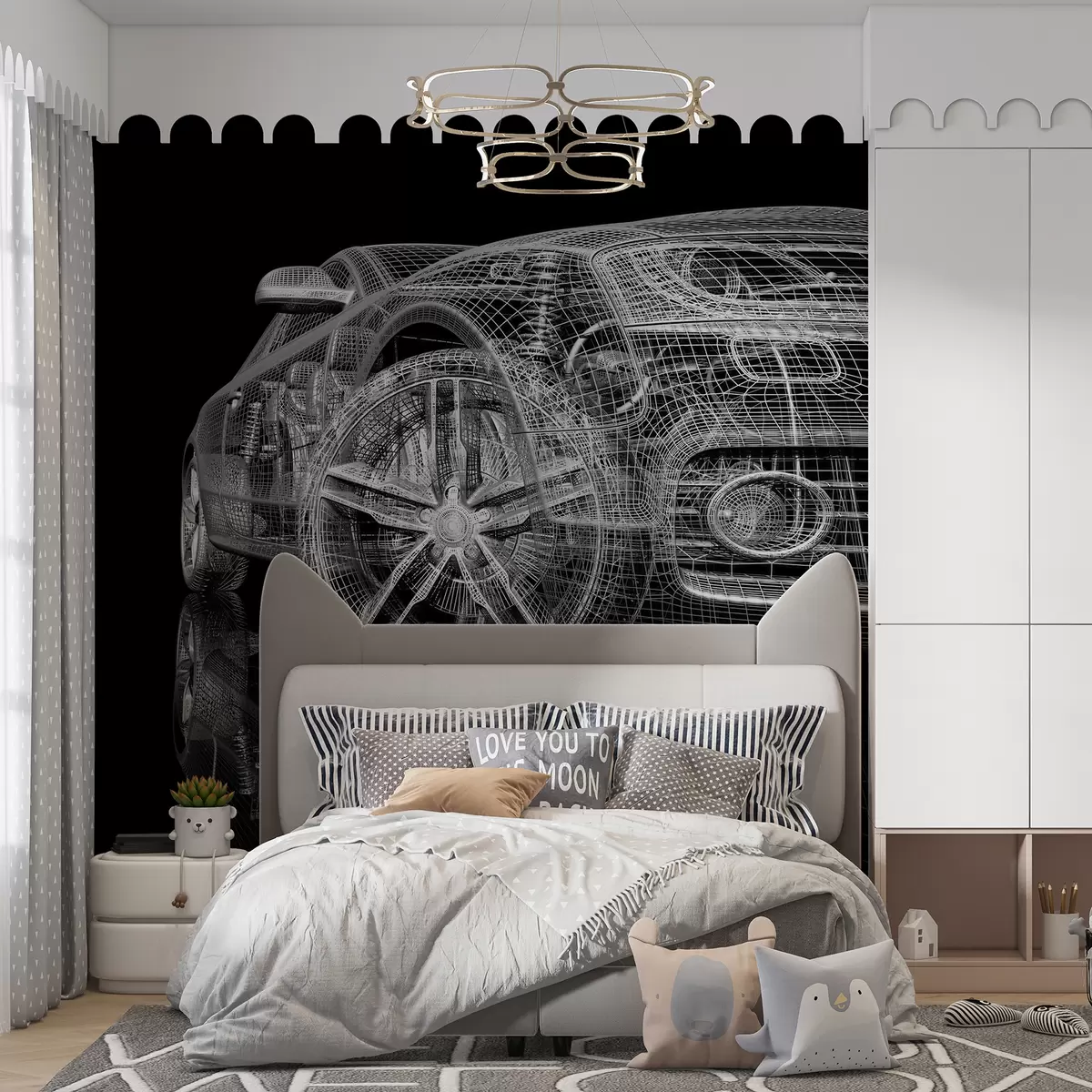 Fotobehang Het automodel u55785