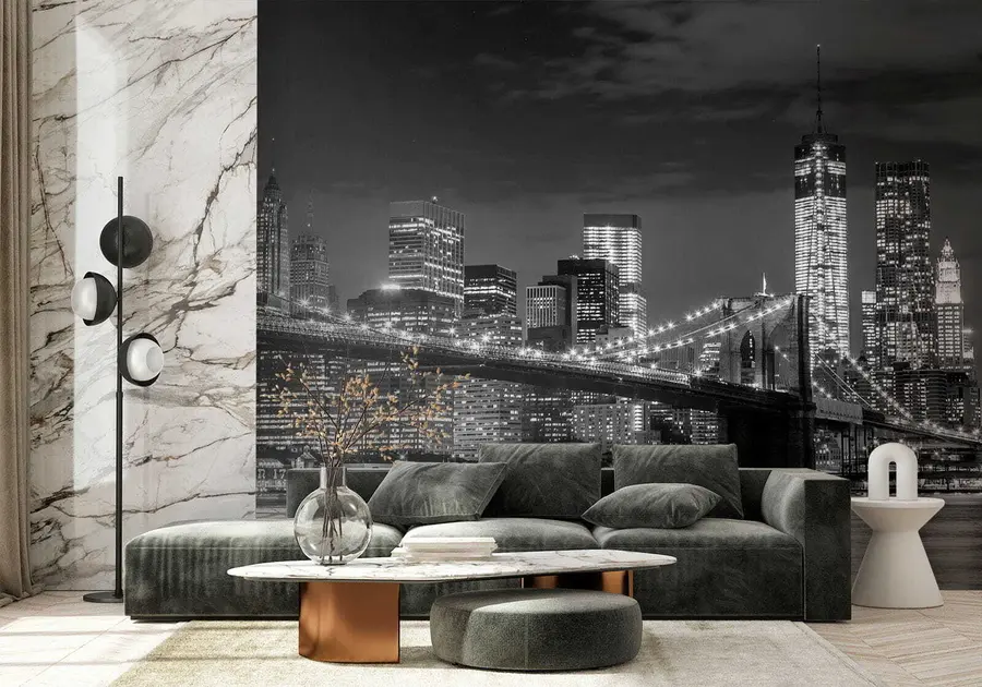 Fotobehang Nachtelijke stad u56428