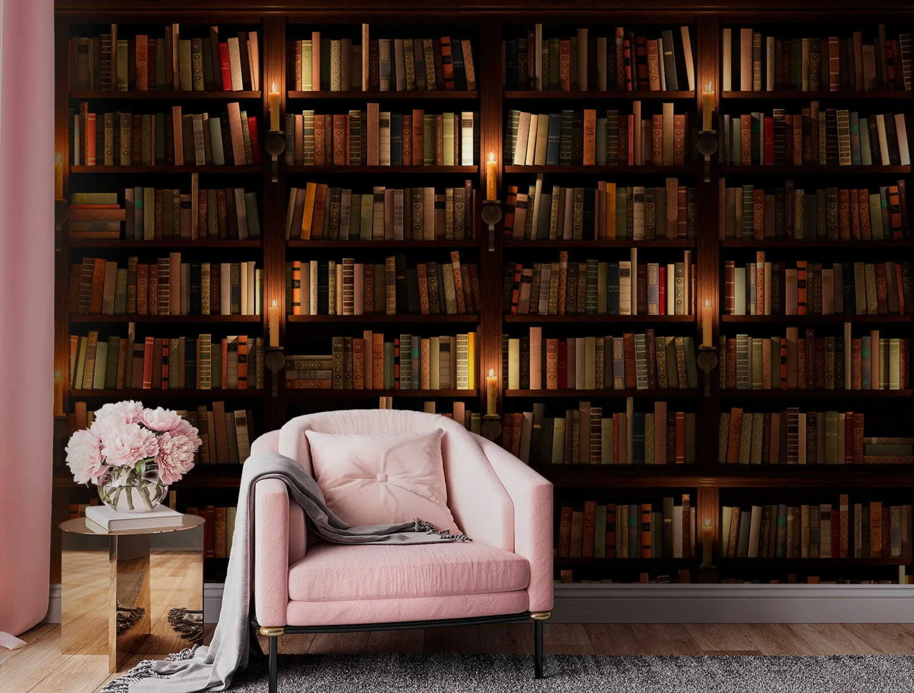 Fotobehang Boekenplank u57072