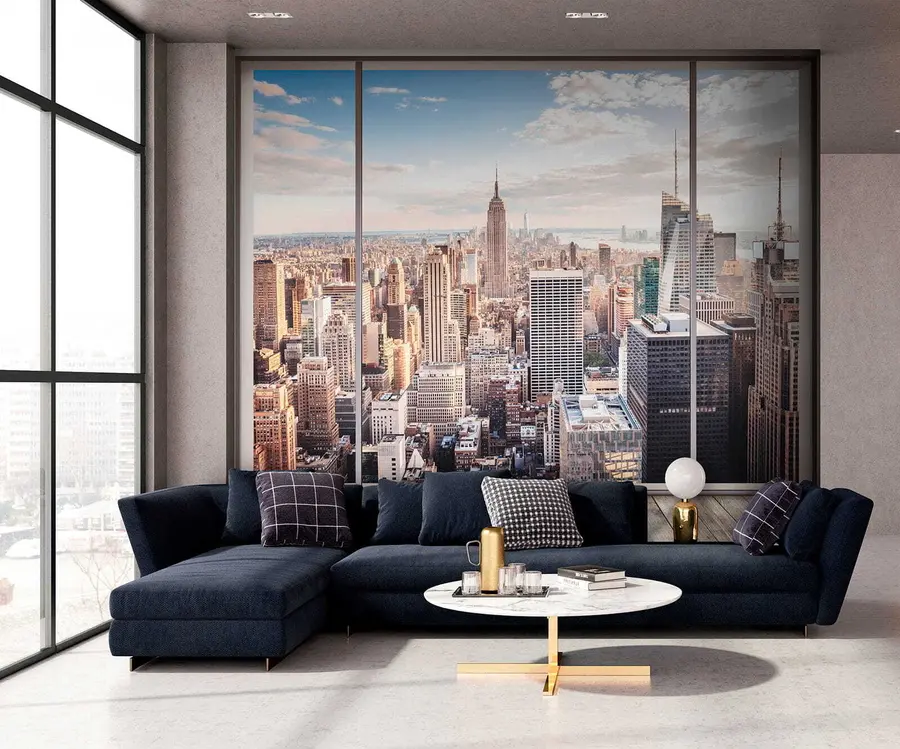 Fotobehang Uitzicht op New-York u59880