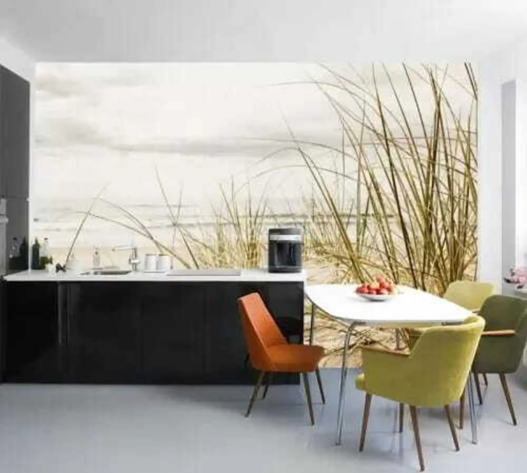 Fotobehang Strand voor de storm u62560