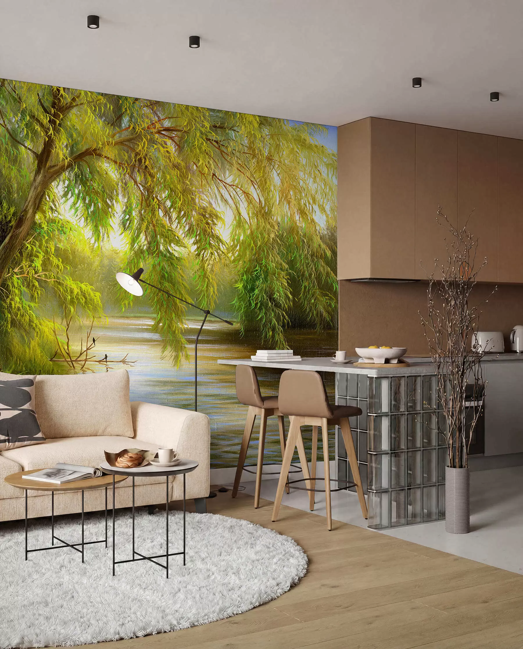 Fotobehang Wijze boom u62865