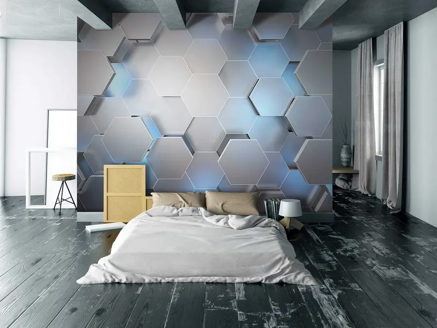 Fotobehang Azuur, blauw en rechthoek u59733