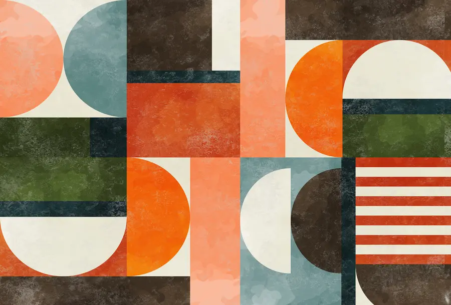 Fotobehang Retro deco u71427