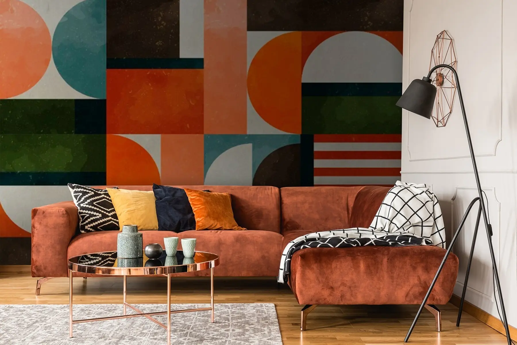 Fotobehang Retro deco u71427