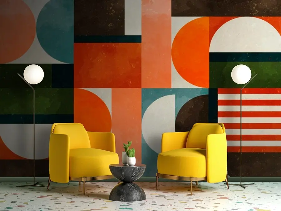 Fotobehang Retro deco u71427