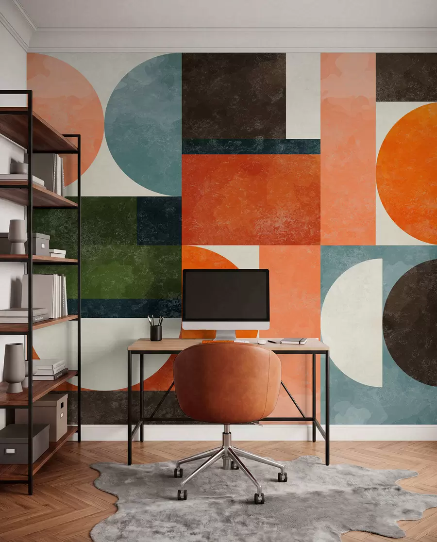 Fotobehang Retro deco u71427