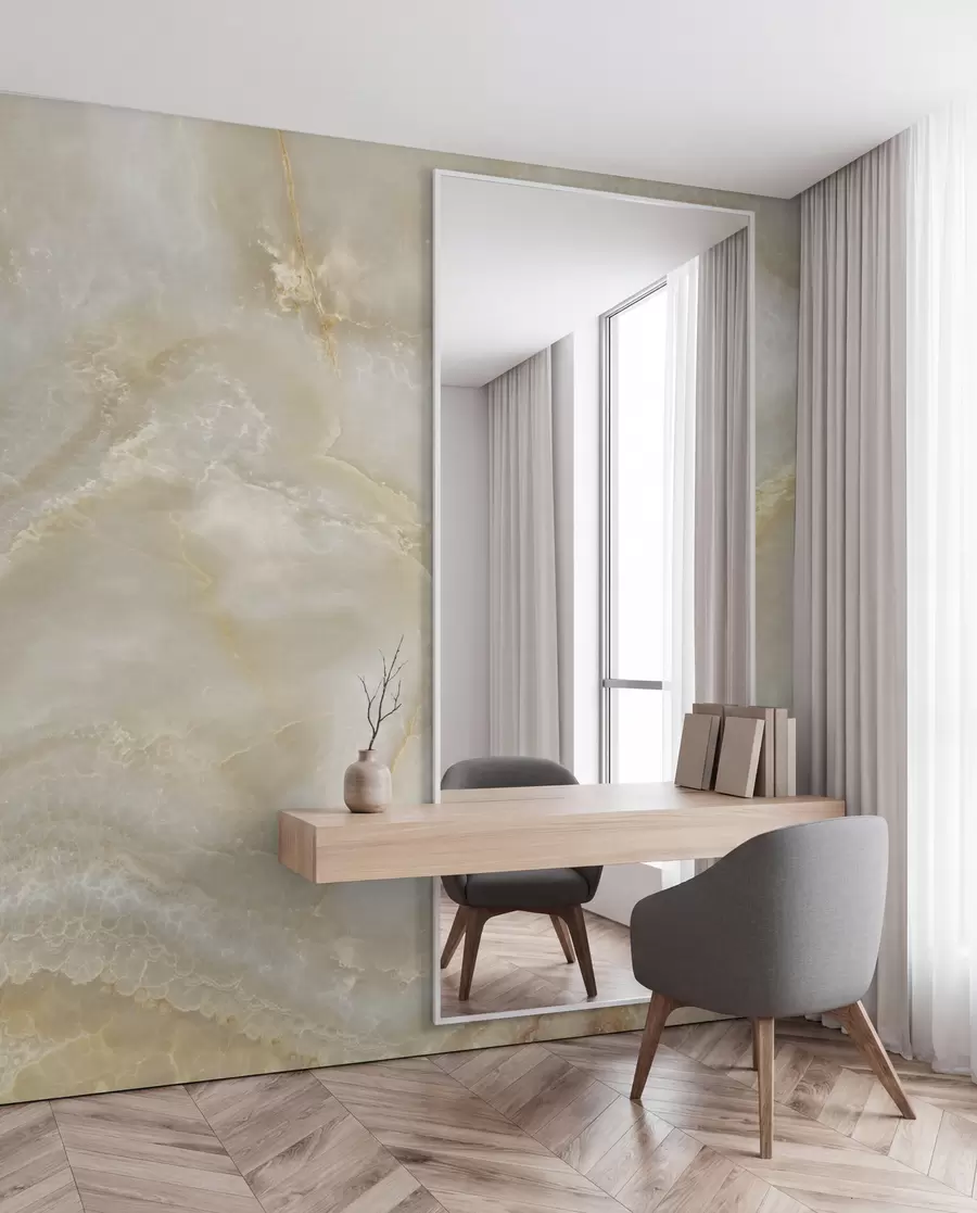 Fotobehang Honingkleurig marmer u20722