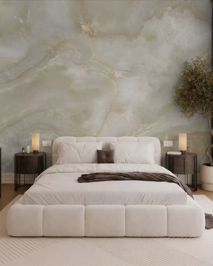 Fotobehang Beige marmer u20722