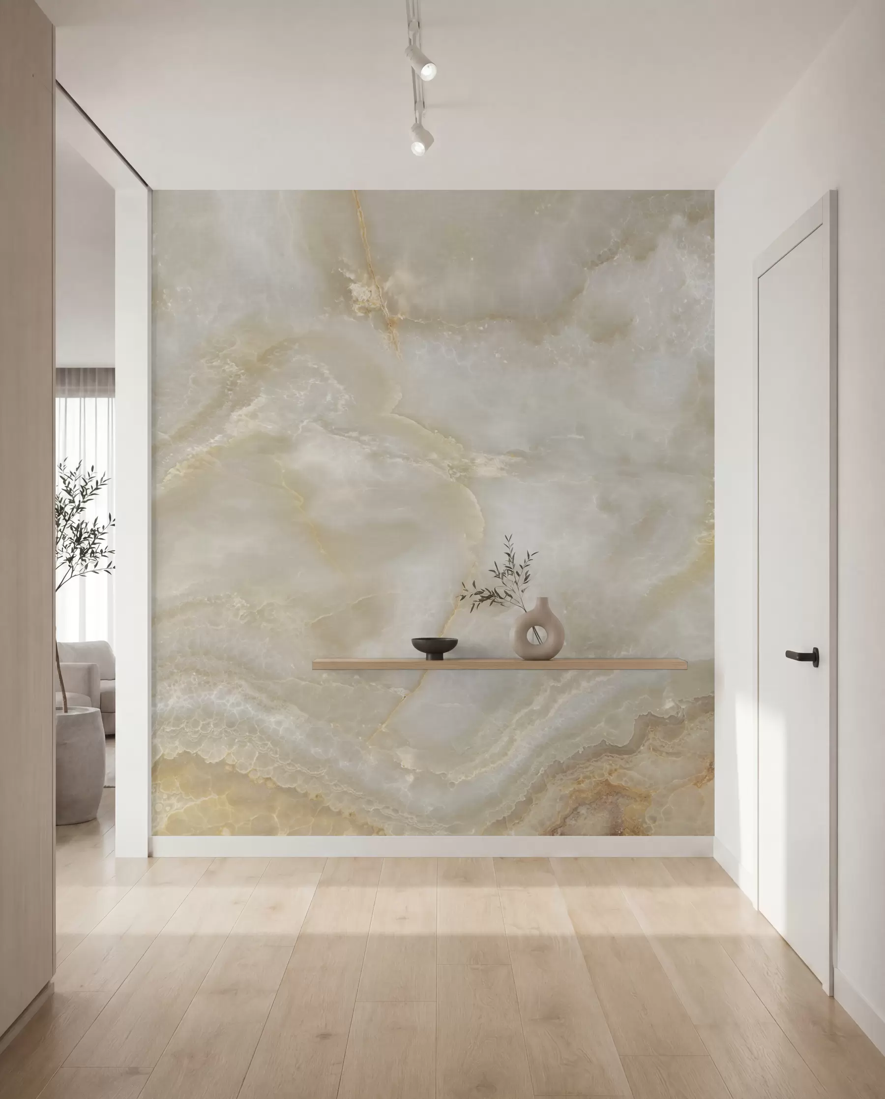 Fotobehang Beige marmer u20722