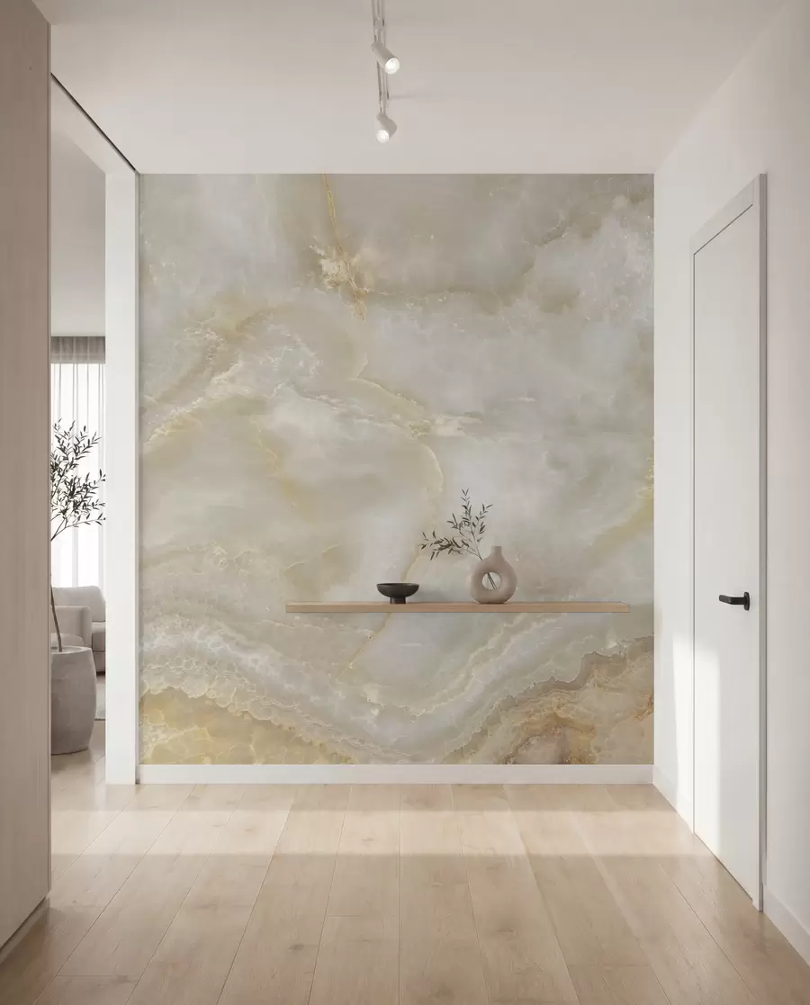 Fotobehang Beige marmer u20722