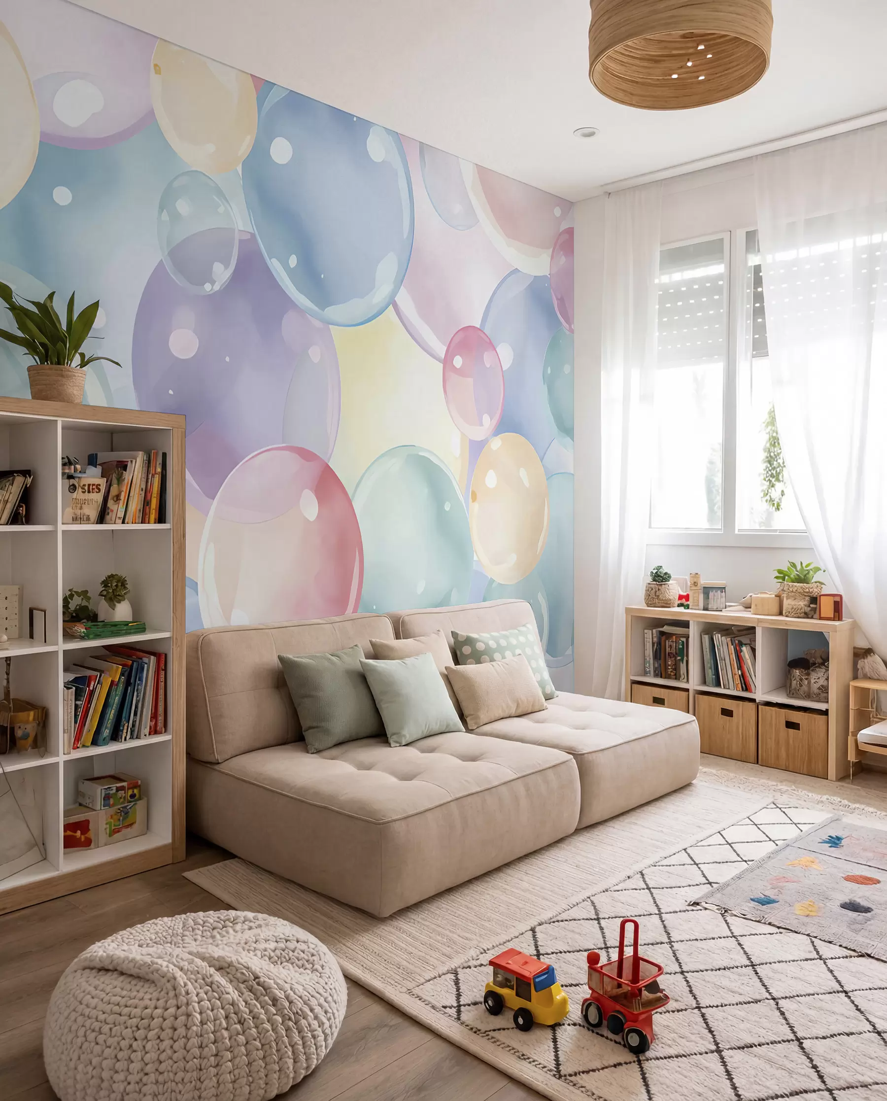 Fotobehang Pastelbellen u99730