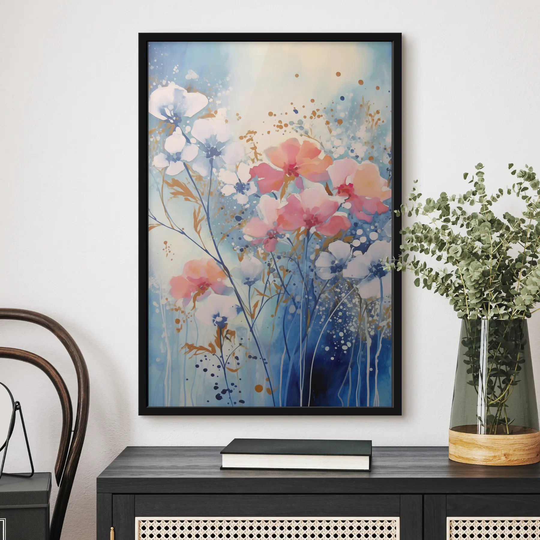 Fotobehang Abstracte bloemen f38106