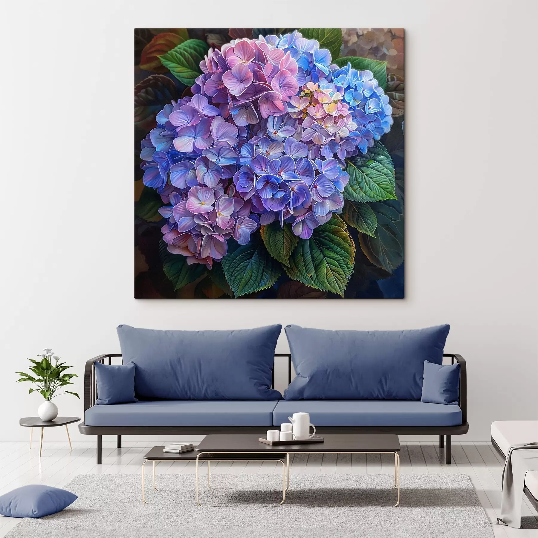 Fotobehang Chique boeket hortensia's s38246
