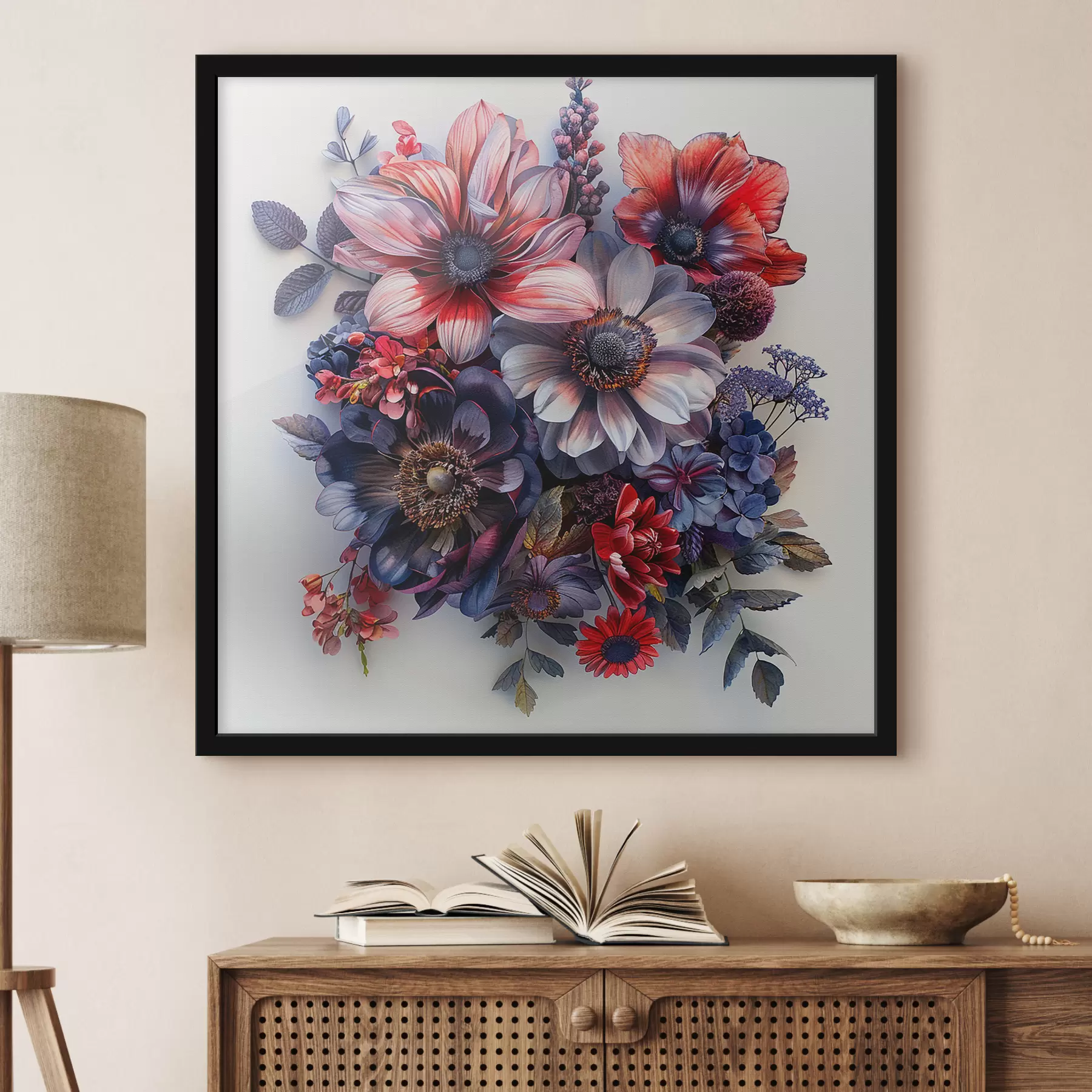 Fotobehang Mooie heldere bloemen f38245