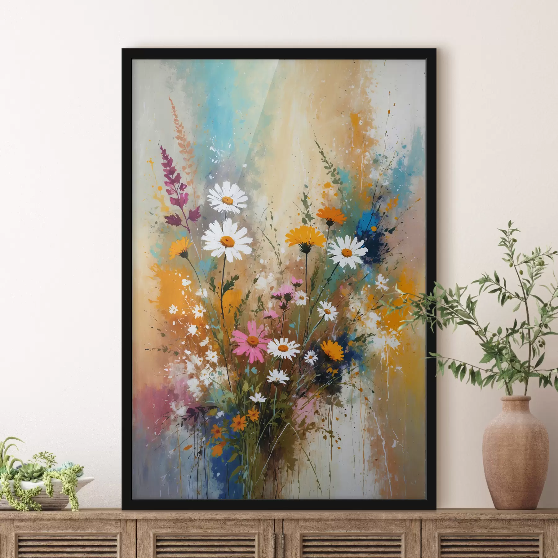 Fotobehang Wilde bloemen f38571