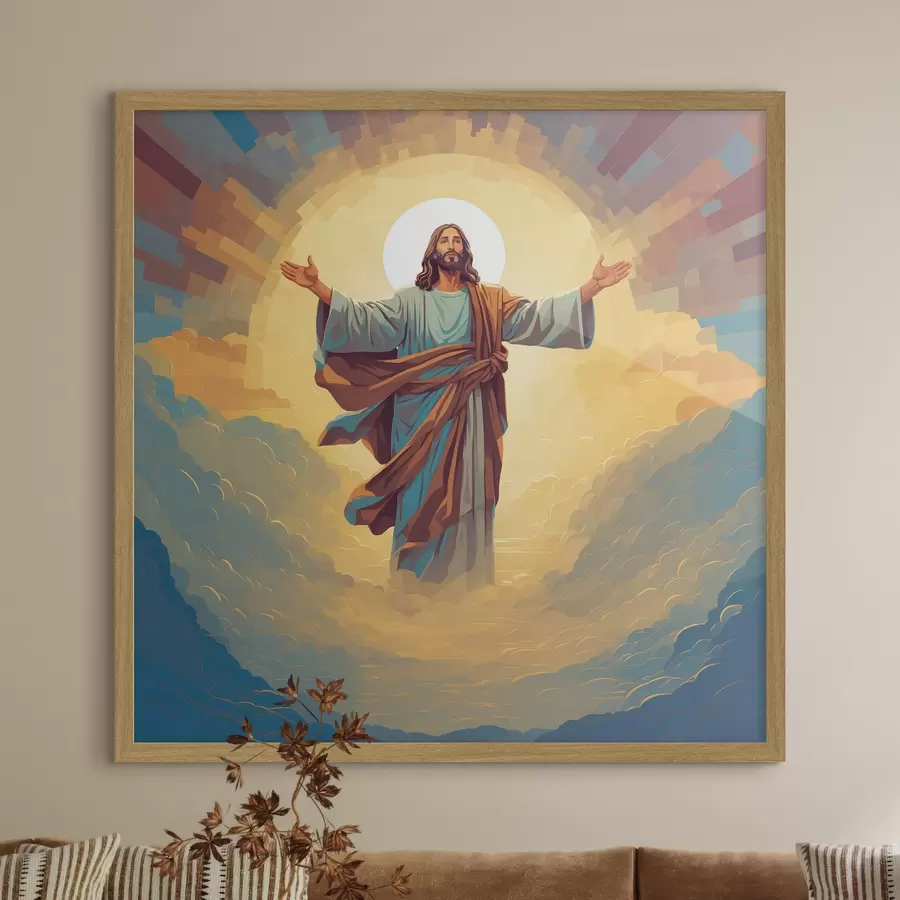 Fotobehang De Hemelvaart van Jezus f38614