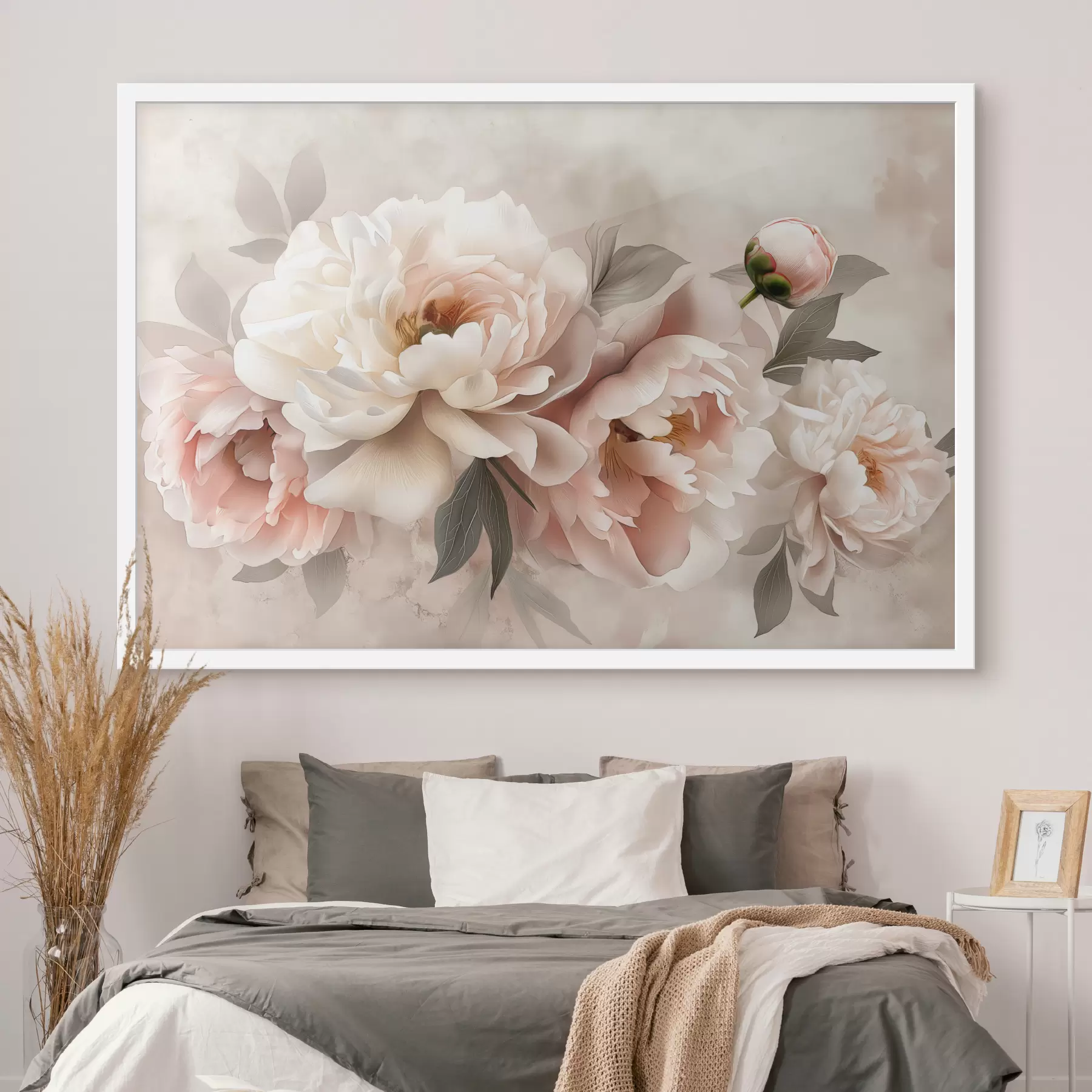 Fotobehang Belofte van pioenrozen f39324