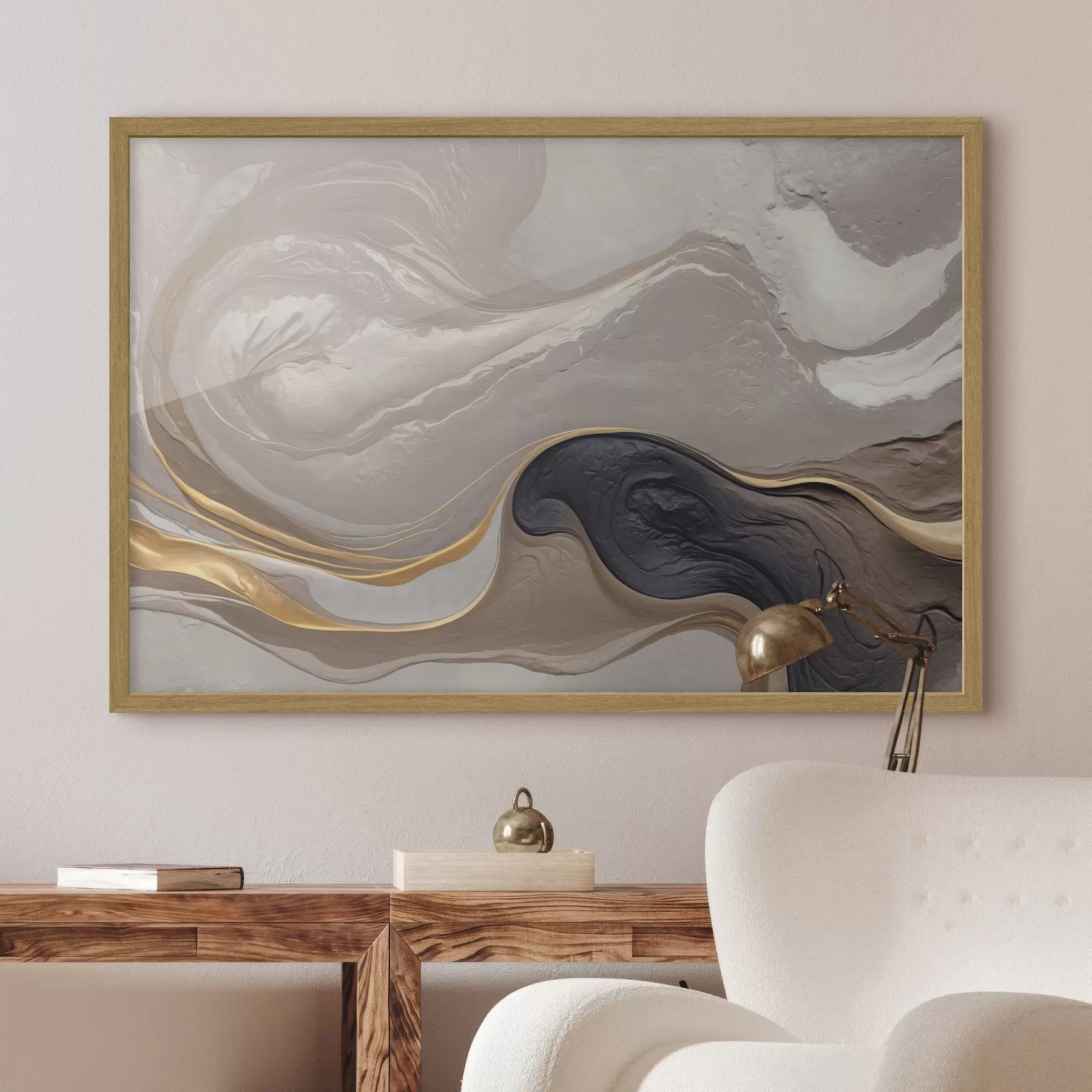 Fotobehang Abstractie met imitatie van textuur f39088