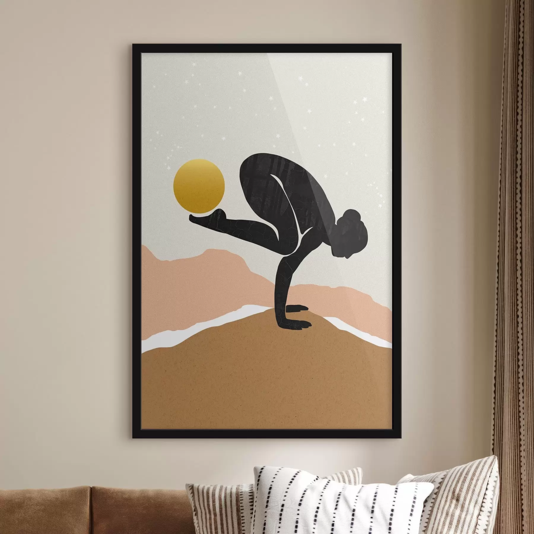 Fotobehang Energie in evenwicht brengen met sierlijke vorm f37507