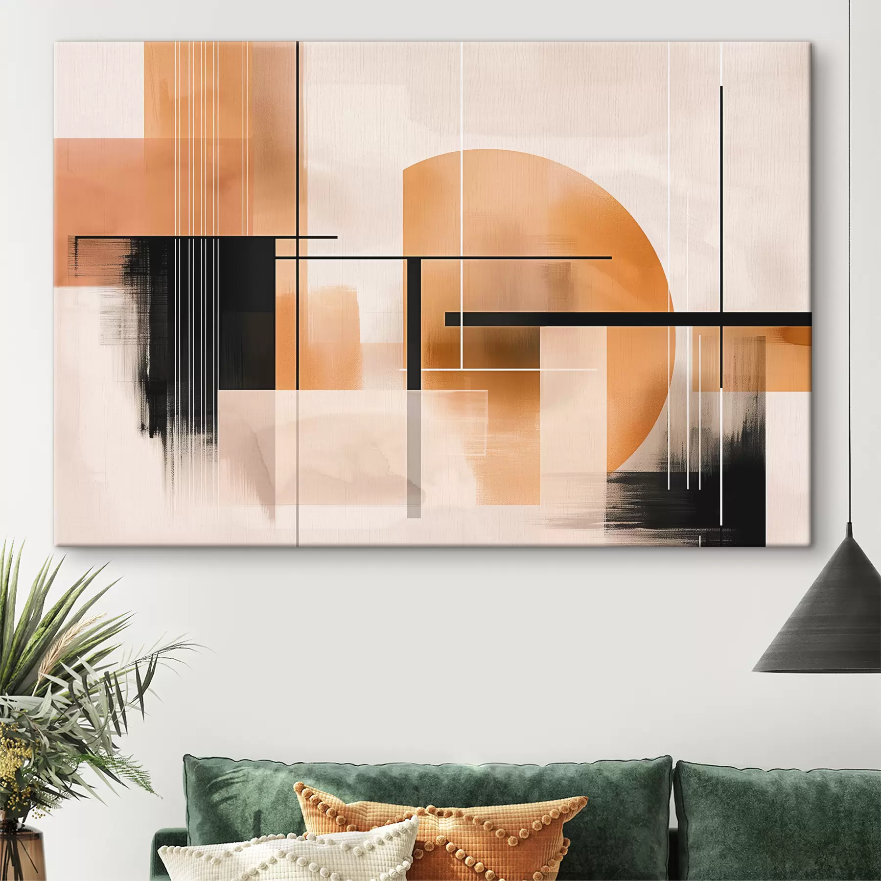 Fotobehang Abstractie met geometrische vormen s39561