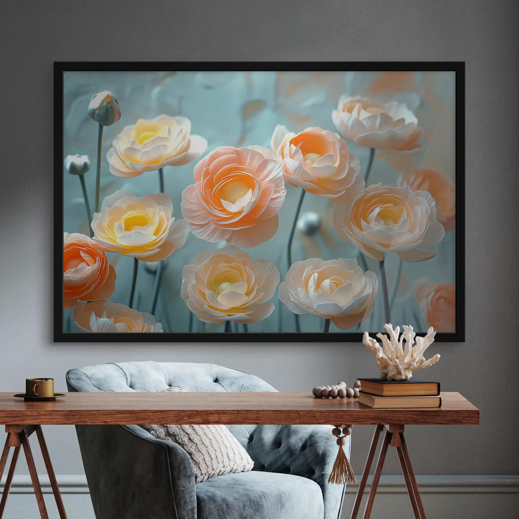 Fotobehang Fijne boterbloemenbloemen f39754