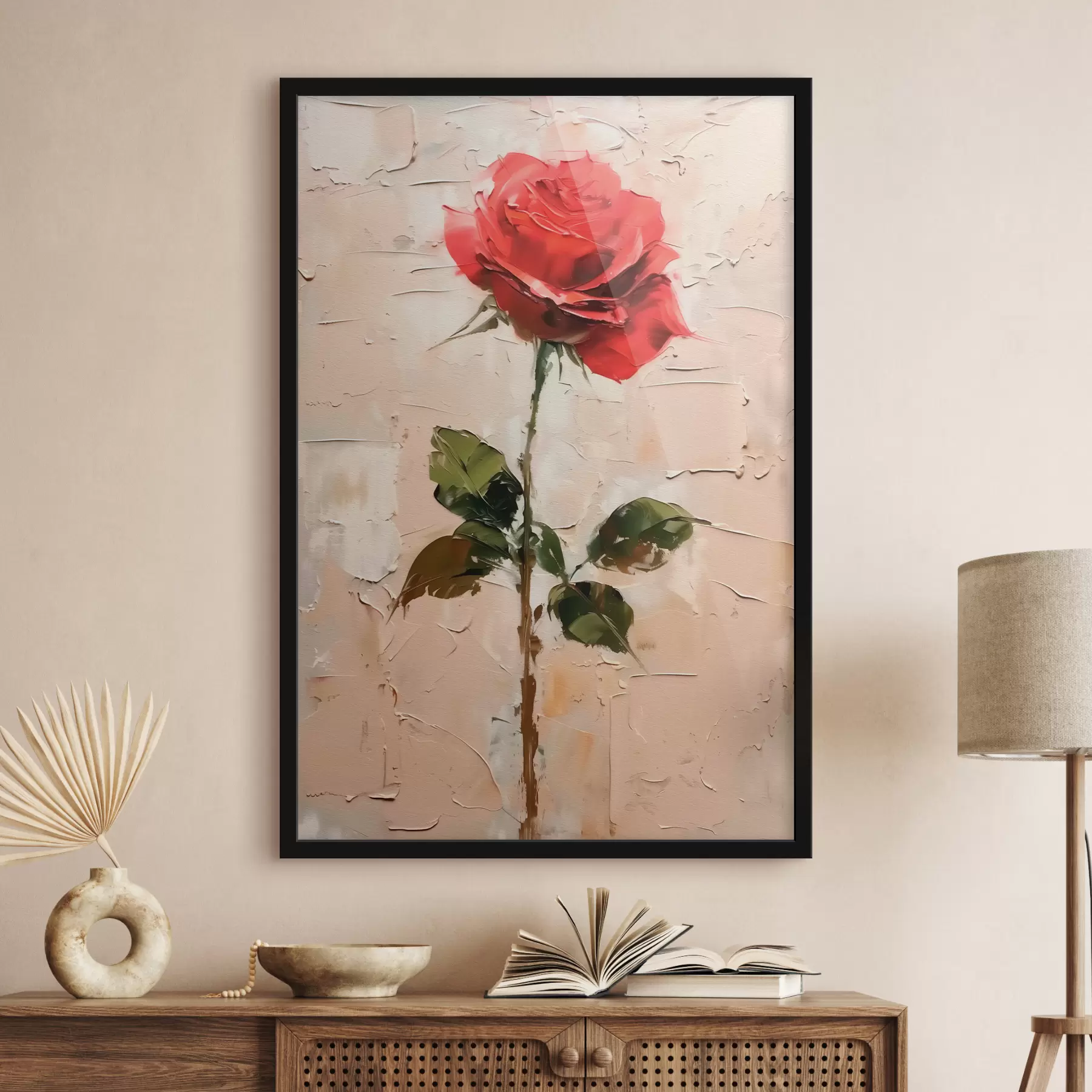 Fotobehang Breekbare roze bloem f39839