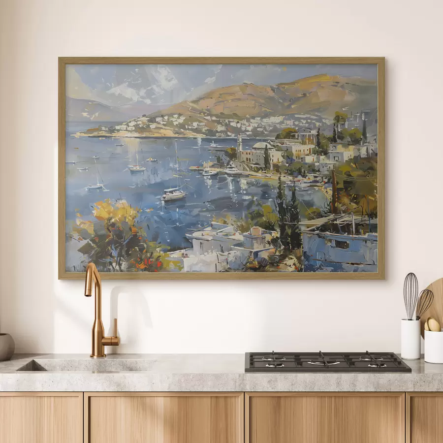 Fotobehang Bodrum, een Turkse kuststad f39907