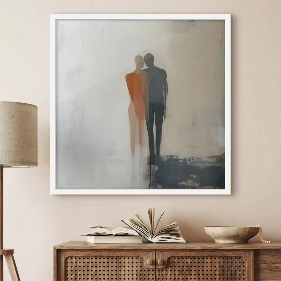 Fotobehang Paar, abstractie f39912